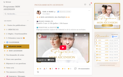 Programme «Mon Ascension»